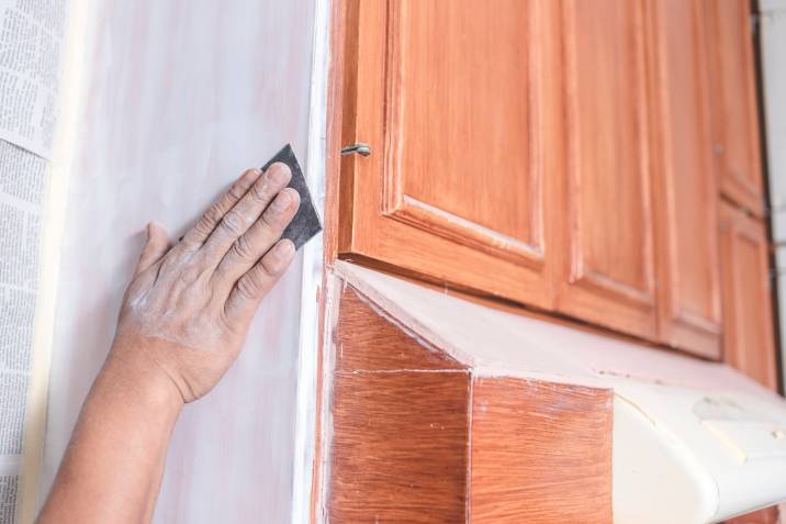 Preparing the Cabinets for Painting