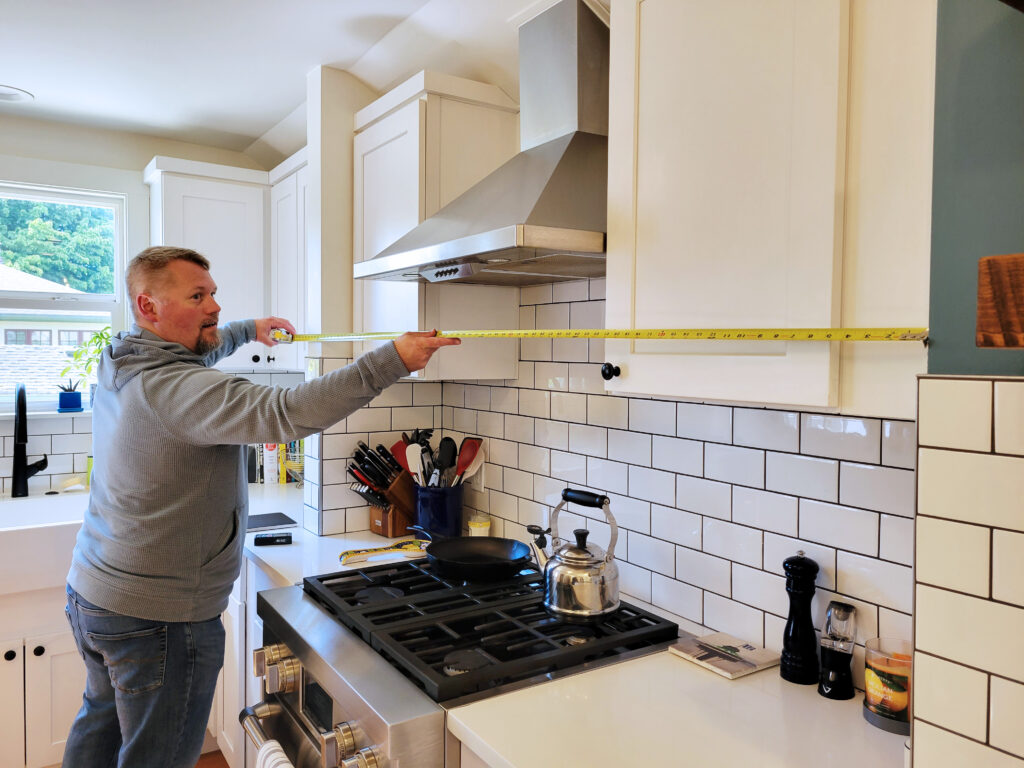 Measuring for New Cabinets