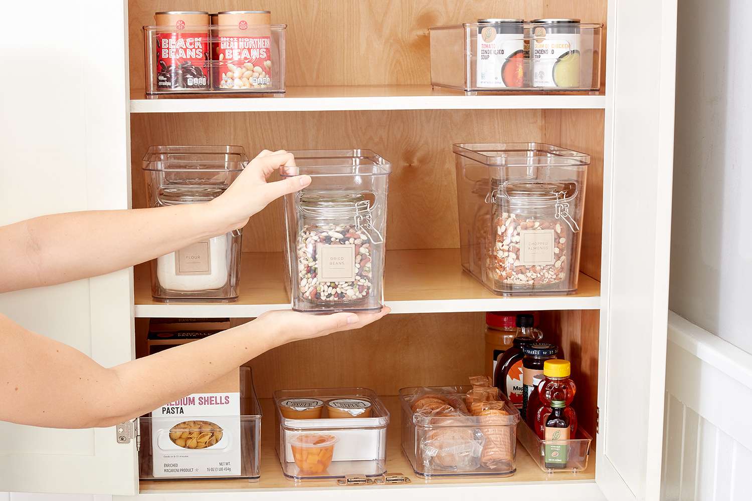 How To Organize Food In Kitchen Cabinets