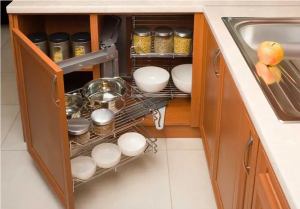 Kitchen Cabinet Rolling Shelves