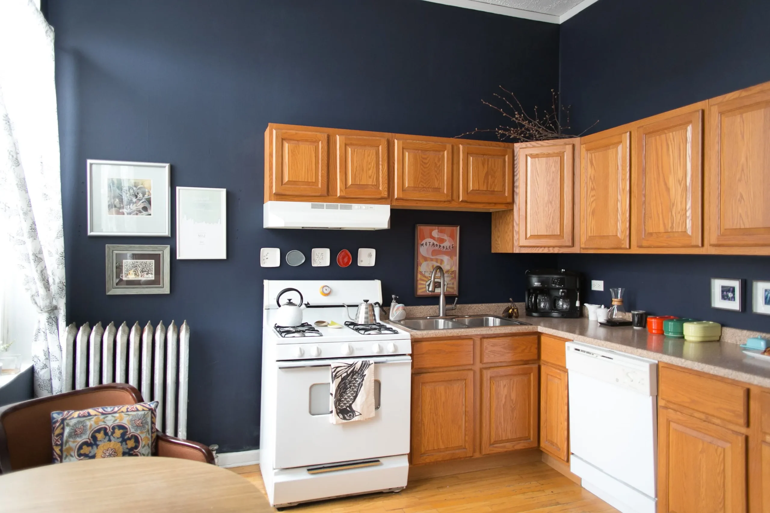 Kitchen Wall Colors With Wood Cabinets